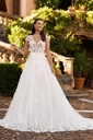8049 handmade lace skirt with 3d flowers