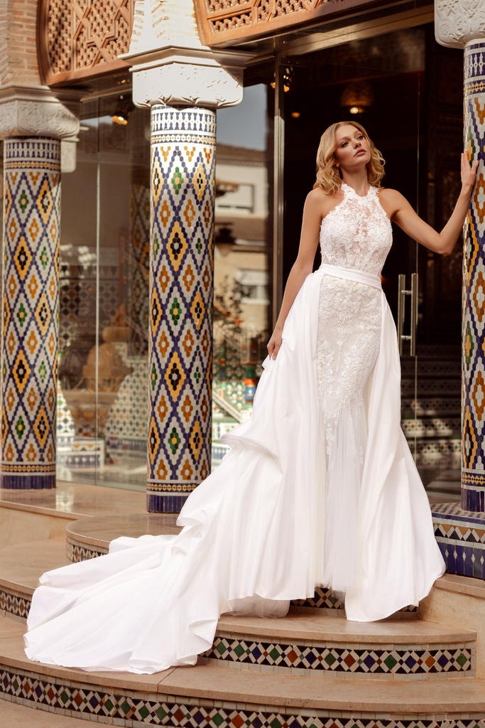 8076 Taffeta skirt