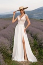 8010 chiffon skirt with splits  (2us 34eu)